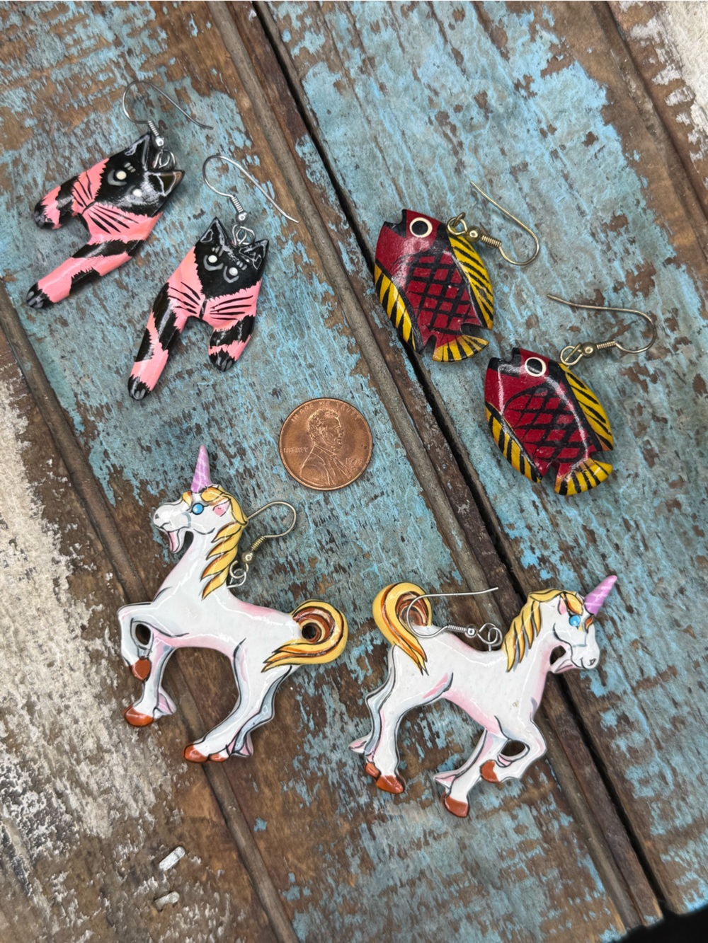 ✨ Vintage Whimsical & Quirky Earring Bundle ✨